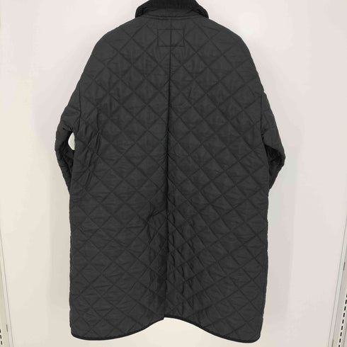 トラディショナルウェザーウェア Traditional Weatherwear 襟コーデュロイ ロングキルティングジャケット コート メンズ 36