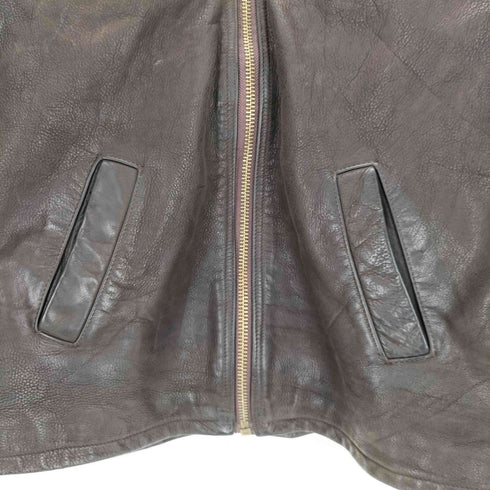 101 Concept ジップアップレザージャケット メンズ JPN:XL
