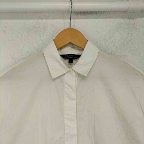 アルマーニエクスチェンジ ARMANI EXCHANGE 6分袖比翼ロングシャツ レディース 2