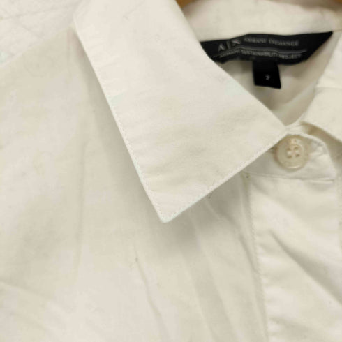 アルマーニエクスチェンジ ARMANI EXCHANGE 6分袖比翼ロングシャツ レディース 2