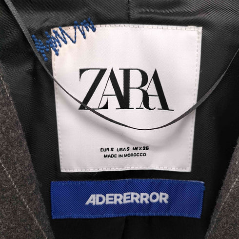 ザラ ZARA ストライプテーラードジャケット メンズ import:S