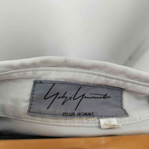 ヨウジヤマモトプールオム Yohji Yamamoto POUR HOMME ジッパーデザインボタンダウンシャツ メンズ JPN:3