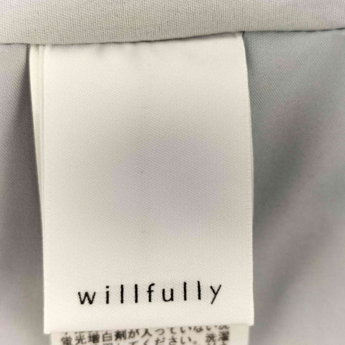 ウィルフリー willfully tuck shoulder drawstring balloon OP レディース FREE