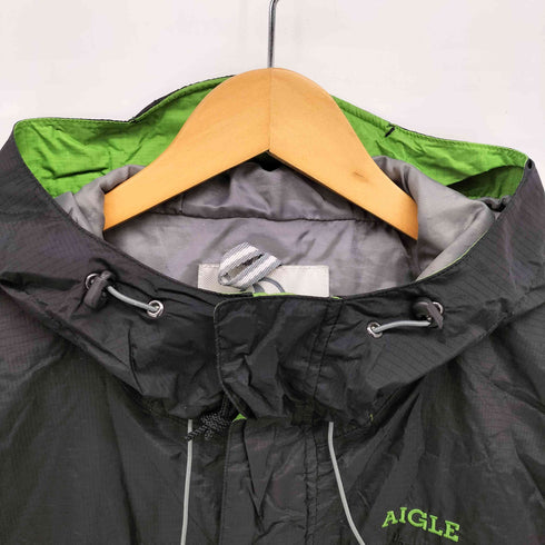 エーグル AIGLE リップストップ ナイロン ライト シェル ジャケット メンズ import:L