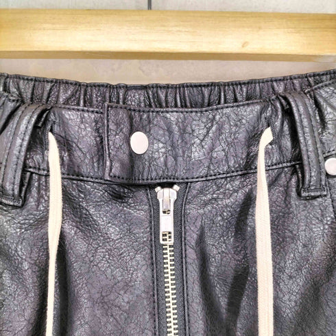 ダンケシェーン Danke Schon 25AW PULEATHER W-KNEE SHORTS メンズ M