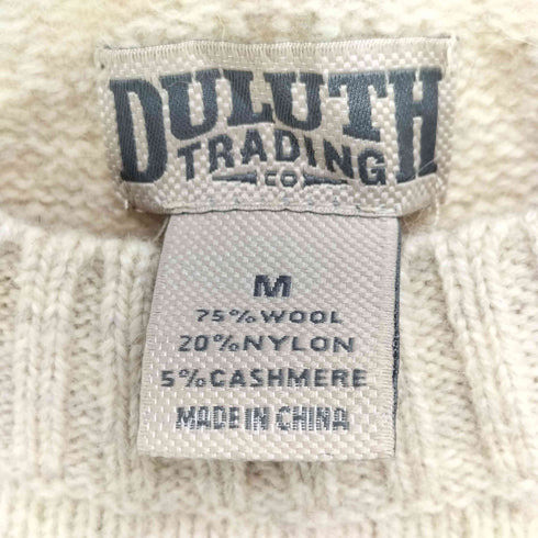 ダルーストレーディング DULUTH TRADING CO ノルディック柄 ウール ニット メンズ import:M