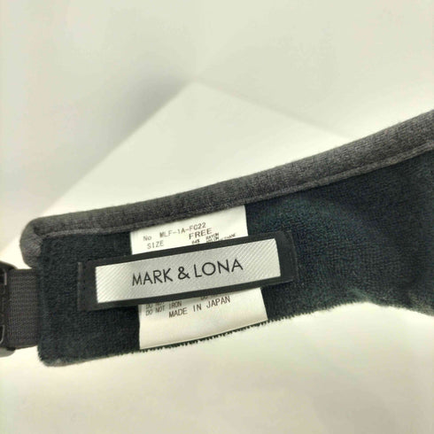 マークアンドロナ MARK&LONA Assert Bicolor Visor サンバイザー メンズ FREE