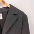 ザラ ZARA ピンストライプ クロップド テーラード ジャケット レディース import:L