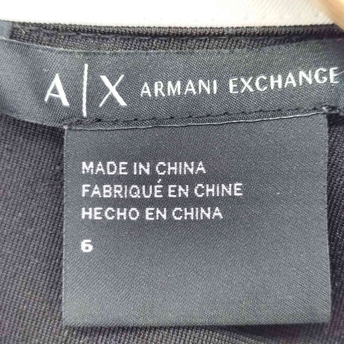 エンポリオアルマーニ EMPORIO ARMANI 半袖ベロアワンピース レディース USA 6