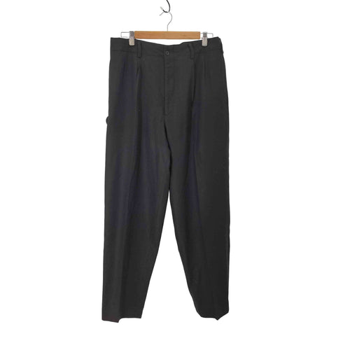 ヨウジヤマモトプールオム Yohji Yamamoto POUR HOMME 00AW オートクチュール期 ウール 2タック テーパード ワイド パンツ メンズ 6
