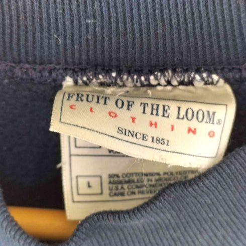 フルーツオブザルーム FRUIT OF THE LOOM 00S 無地 ラグラン スウェット メンズ import:L