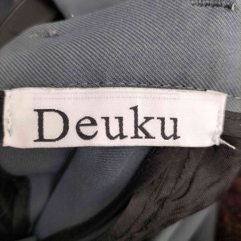 Deuku 1B テーラードジャケット タックストレートスラックス セットアップ メンズ M/S