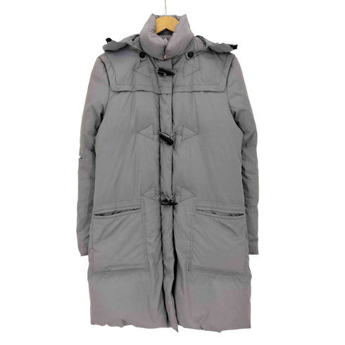 アルマーニジーンズ ARMANI JEANS フード着脱可 トグルボタン ダブルジップ 中綿コート レディース US:6
