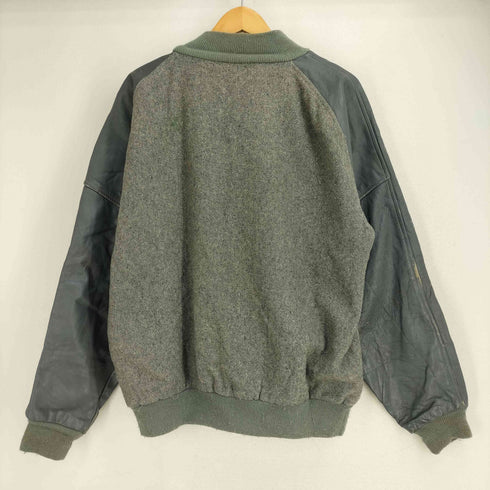 KEYSTONE 90S レザー切替ウールスタジャン メンズ