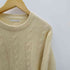 ザラ ZARA Brushed Texture Knit Sweater ブラッシュド テクスチャー ケーブル ニット セーター メンズ import:M