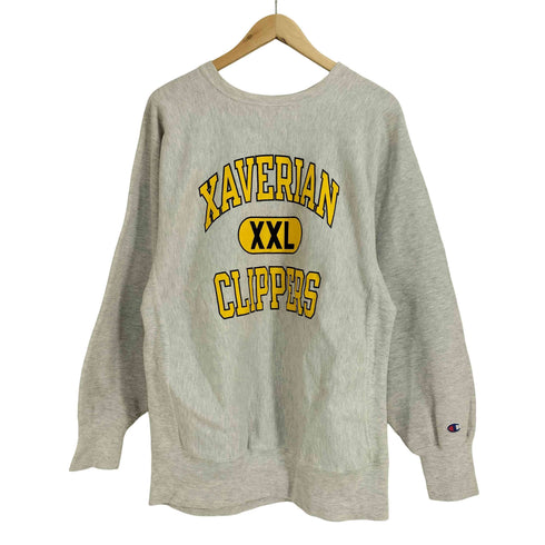 チャンピオン Champion 90S MADE IN USA REVERSE WEAVE カレッジロゴクルーネックスウェット メンズ import:XL