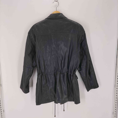 ラムレザーハーフコート メンズ