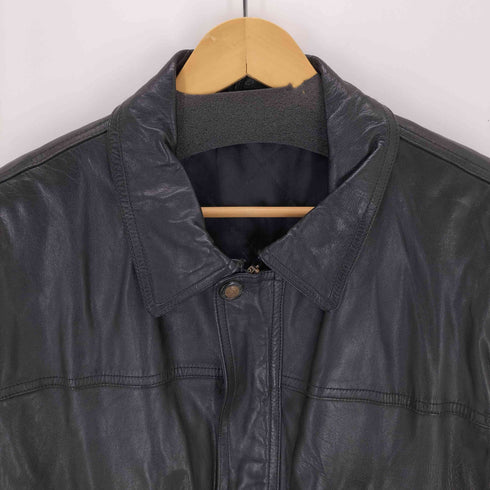 ラムレザーハーフコート メンズ