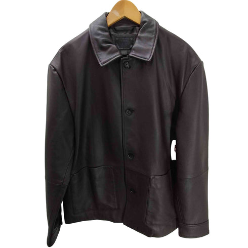 ザラ ZARA NAPPA LEATHER POCKET JACKET ポケット付き レザー フライト ジャケット メンズ import:L