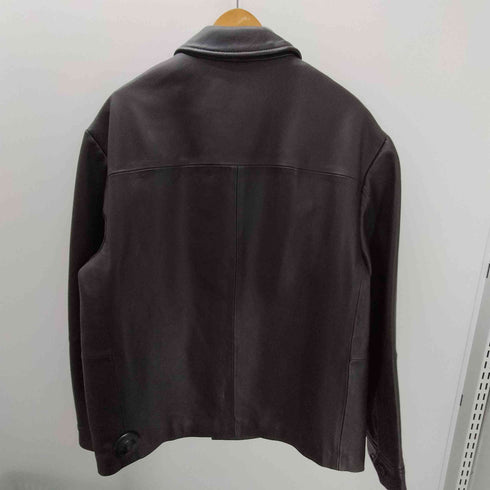 ザラ ZARA NAPPA LEATHER POCKET JACKET ポケット付き レザー フライト ジャケット メンズ import:L