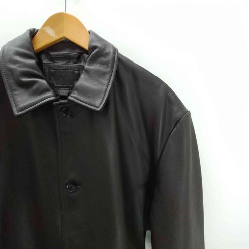 ザラ ZARA NAPPA LEATHER POCKET JACKET ポケット付き レザー フライト ジャケット メンズ import:L