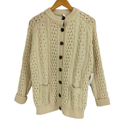 エルエルビーン L.L.Bean 80S アランニットカーディガン レディース import:M