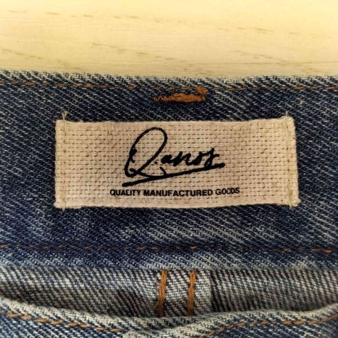 Q.anos オーバーラップワイドデニム レディース JPN:0