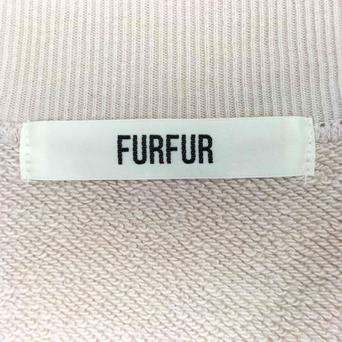 ファーファー furfur プリントデザイン スウェットカットソー レディース ONE SIZE
