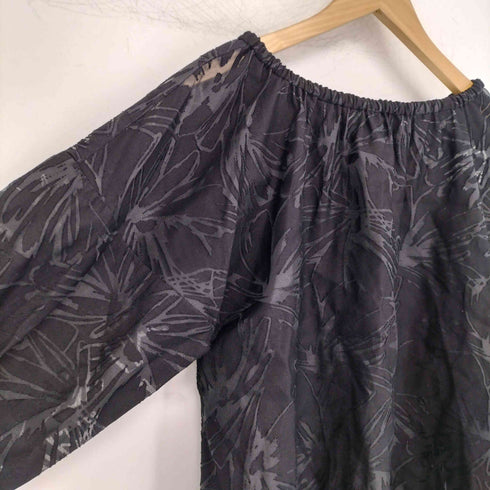 ウィルフリー willfully organdy flower candy sleeve TOPS レディース FREE
