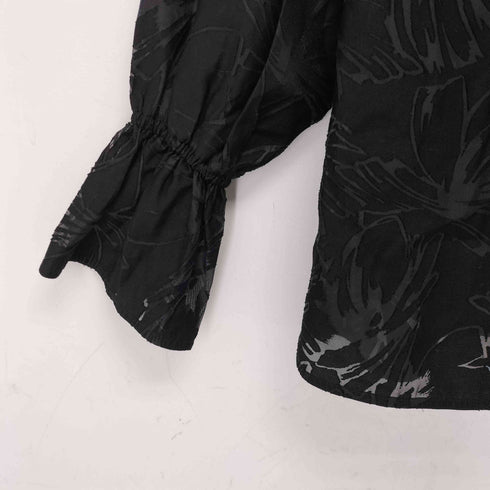 ウィルフリー willfully organdy flower candy sleeve TOPS レディース FREE