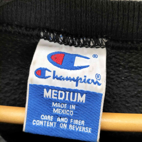 チャンピオン Champion 90S 刺繍タグ Vガゼット ロゴ刺繍 クルーネックスウェット メンズ import:M