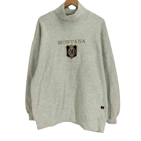ラッセルアスレチック RUSSELL ATHLETIC 90S HIGH COTTON フロント刺繍タートルネックスウェット メンズ import:XXL