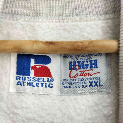 ラッセルアスレチック RUSSELL ATHLETIC 90S HIGH COTTON フロント刺繍タートルネックスウェット メンズ import:XXL