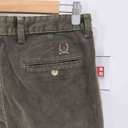 トミーヒルフィガー TOMMY HILFIGER 90S 2タック コーデュロイパンツ メンズ 32/35