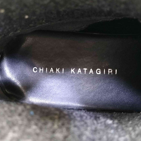 CHIAKI KATAGIRI ウールリブ ショートブーツ レディース EUR:35