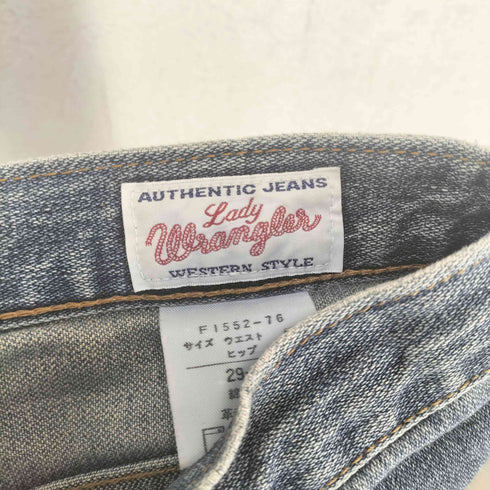 ラングラー Wrangler AUTHENTIC JEANS ジップフライデニムパンツ レディース 29-4