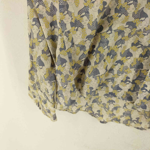 キングスロード KINGS ROAD 70S ポリコットン 総柄シャツ メンズ import:M