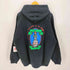 ヘインズ Hanes 90S ULTIMATE COTTON 企業ロゴ プリント プルオーバー パーカー メンズ import:XL