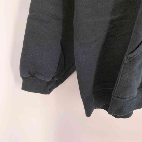 ヘインズ Hanes 90S ULTIMATE COTTON 企業ロゴ プリント プルオーバー パーカー メンズ import:XL
