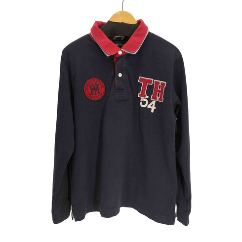 トミーヒルフィガー TOMMY HILFIGER ワッペンデザインL/S ポロシャツ メンズ JPN:XXL