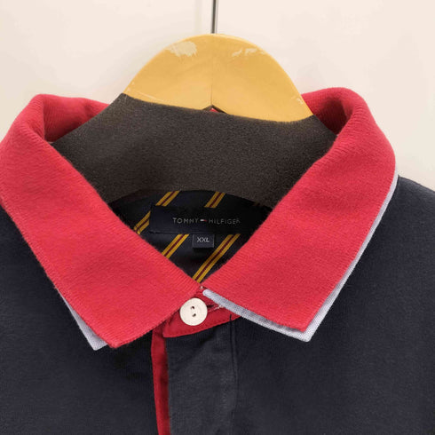 トミーヒルフィガー TOMMY HILFIGER ワッペンデザインL/S ポロシャツ メンズ JPN:XXL
