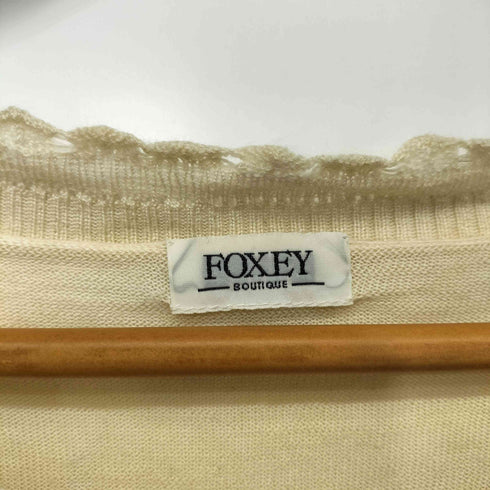 フォクシー FOXEY カシミヤシルク混 カーディガン レディース