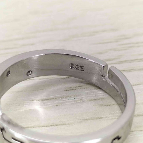 925刻印デザインリング メンズ 17号