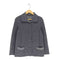 ダックス DAKS ウール ラウンドカラー シャツ レディース 38