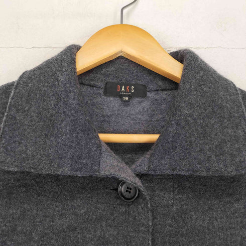 ダックス DAKS ウール ラウンドカラー シャツ レディース 38