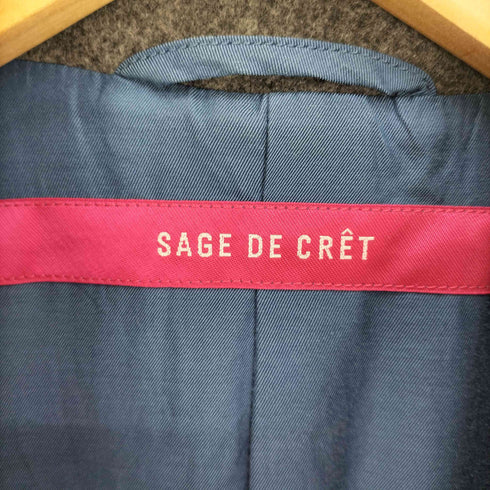 サージュデクレ SAGE DE CRET カシミヤ混 ウール チェスター コート メンズ JPN:S