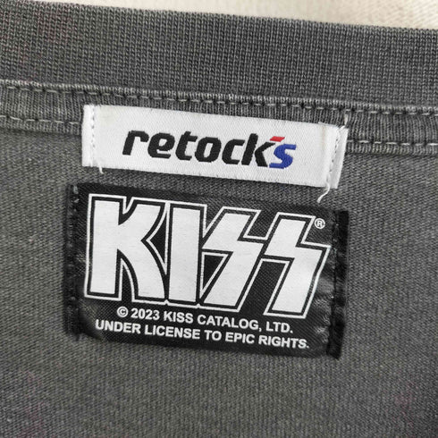 RETOCKS フロントプリント L/S Tシャツ メンズ