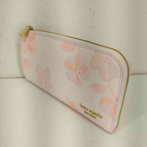 ケイトスペード Kate spade デヴィン スプリング パンジー ジップ アラウンド コンチネンタル ウォレット レディース