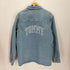 トミージーンズ tommy jeans ロゴ刺繍 デニムシャツジャケット メンズ import:M