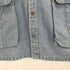 トミージーンズ tommy jeans ロゴ刺繍 デニムシャツジャケット メンズ import:M